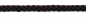 Preview: Hoodiekordel 8mm, schwarz