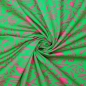 Preview: Canvas "Flowers"-grün/pink