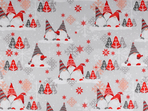 Baumwollstoff Weihnachten recycled  Elf